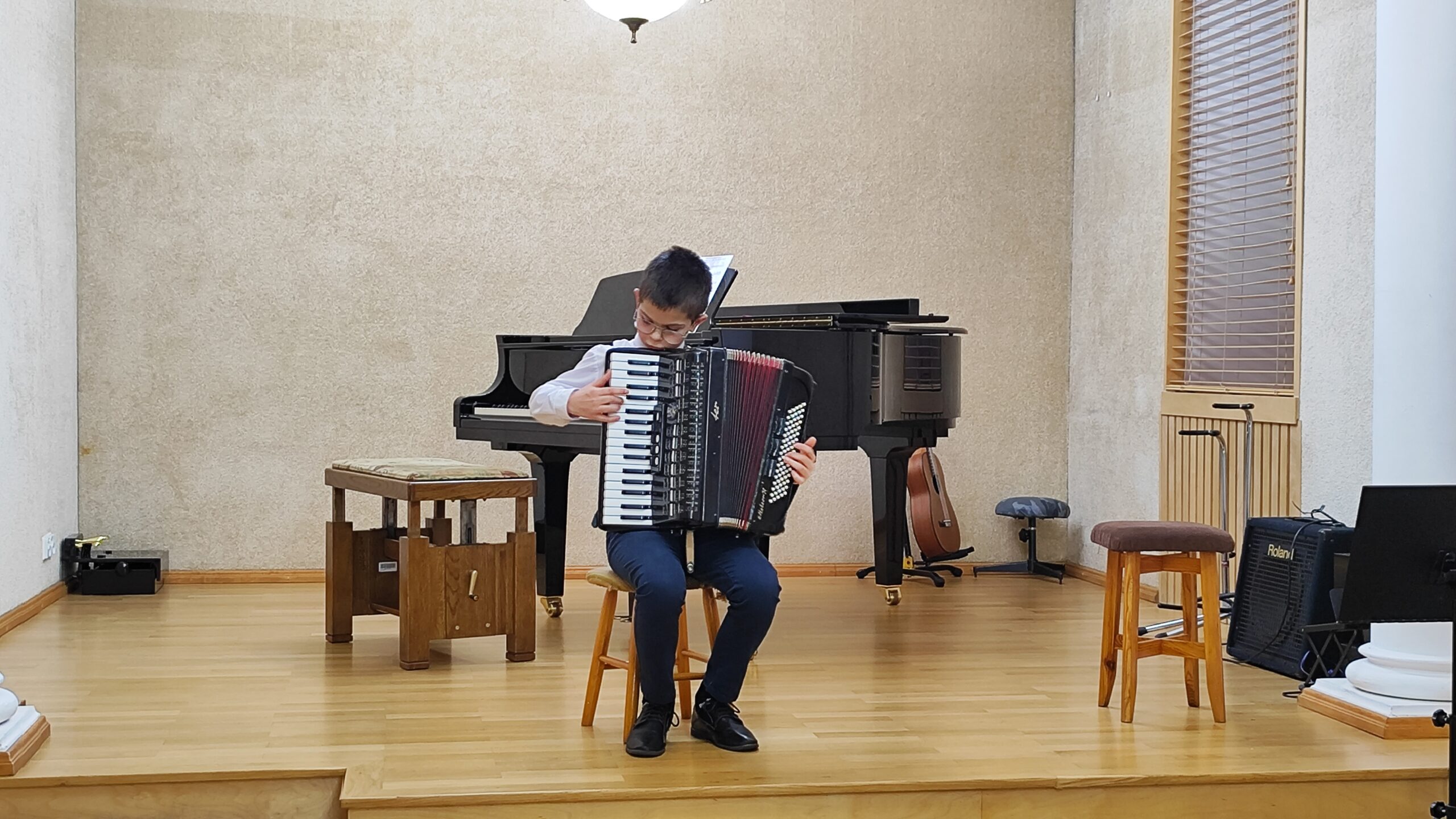 Zdjęcie z koncertu pt. Akordeon i kolędy